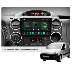 Auf Lager 2-DIN 10,1-Zoll-Display Autoradio für 2008–2019 Citroën Berlingo 2 und passend für Peugeot Partner, CarPlay, Android Auto, Sprachsteuerung - Product Image 1