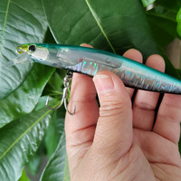 Leurre de pêche en gros, 19g, changement de poids, lame flash, leurre méné, pêche en eau salée, 2022