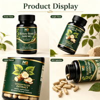 60 capsules de complément alimentaire à base de plantes de racine de Kudzu, sans conservateurs, pour 30 jours