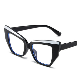 Marcas diseñador <span class=keywords><strong>Retro</strong></span> personalizado Tr90 Anti luz azul ordenador negro China venta al por mayor ojo de gato gafas ópticas marco 2024 - Product Image 5