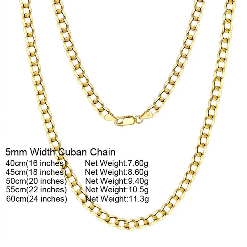 Venta al por mayor de joyería de plata CADENA DE PLATA 925, collares de cadena de eslabones cubanos de oro personalizados para mujeres y hombres, joyería de plata de ley 925