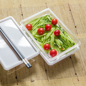 Food Storage <b>Containers</b> Rectangle Clip On Lid Stackable Airtight For <b>Refrigerator</b> Use - Product Image 2