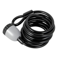 Candado de Bicicleta de Alta Seguridad Antirrobo con Cable Negro, Candado de Cadena con Combinación de 3 Dígitos para Bicicleta, Scooter, Motocicleta