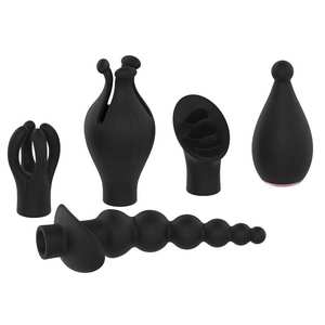 सर्वश्रेष्ठ विक्रेता 4 विनिमेय हेडगियर वाइब्रेटर रिचार्जेबल नरम सिलिकॉन गुदा g-स्पॉट उत्तेजना - Product Image 2