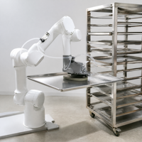 Ligne d'assemblage multi-robots FR20 Cobot pour l'emballage de gâteaux, le placement de moules à cupcakes, la manipulation de plateaux, bras robotisé industriel 25 kg IP65