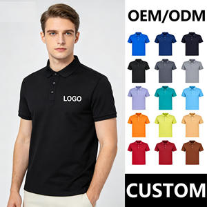 Camisas Polo Personalizadas con Logotipo para Hombre, Camisas de Trabajo de Algodón con Bordado, Camisas Deportivas Casuales de Talla Grande para Hombre - Product Image 2