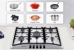 Réchaud combiné d'usine mode design attrayant cuisinière cuisinière cuisine cuisson 4 brûleurs cuisine cuisinière à gaz électrique cuisinière à gaz plaques <span class=keywords><strong>de</strong></span> cuisson - Product Image 2
