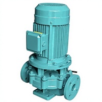 Pompe centrifuge verticale haute efficacité série ISG, pompe électrique industrielle en ligne pour surpression d'eau, pour l'approvisionnement en eau