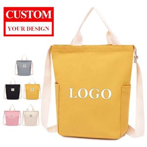 Wholesale Casual Crossbody <b>Handbags</b> for Women Custom Bag With Logo Women's Messenger Eco-friendly Canvas Tote - Product Image 1