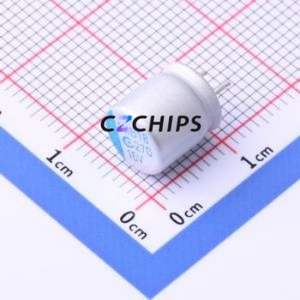 Condensador Sólido 160AR5K271M0809B, Componente de Orificio Pasante (THT), D8xL9mm 270uF 20% 16V 5A100kHz - Product Image 1