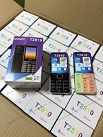 Téléphone portable à clavier triple SIM T2810, écran 2,8 pouces, batterie 3600 mAh, radio FM, pour seniors