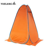 Tente de Douche Pliante Portable d'Extérieur pour Camping, Installation Instantanée, Quatre Saisons, 1500-2000mm, Polyester Imperméable, Une Chambre, Intimité