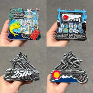 Monedas de Desafío Personalizadas de Aleación de Zinc para Europa y América, Esmalte 3D y Pintura al Horno, Exclusivas para Colección Corporativa - Product Image 2