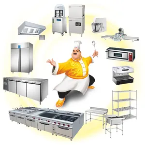 تجاري المطعم معدات فندق المطبخ معدات الشيف المهنية لوازم مجموعة كاملة إمدادات