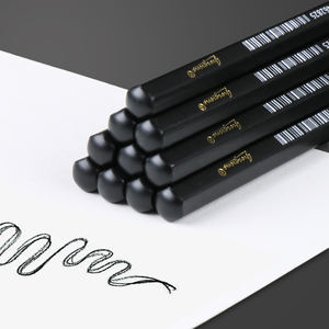 Giorgione Professionnel 6 crayons à dessin et à croquis durs 2B Noir Ensemble pour la peinture pour les étudiants - Product Image 5