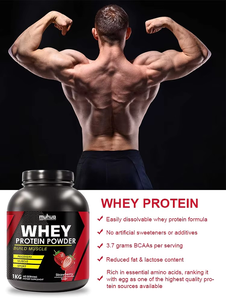 מפעל למכירת אבקת חלבון בטעם תות שדה באיכות הגבוהה ביותר לחובבי כושר כתוסף לבניית שרירים - Product Image 4