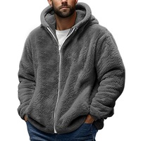 Blouson Bomber Homme 2025 – Nouvelle Collection Automne – Polaire Double Face Chaud – Streetwear Ample à Capuche Motif Cœur