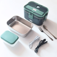 CE ROSH Tragbarer Beheizter Speisenwärmer Elektrische Lunchbox Dual-Use 12V 24V 110V 220V Auto LKW Haushalt Selbsterhitzende Lunchbox