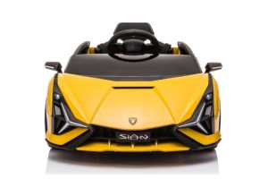 BAB WAY Voiture électrique pour enfants sous licence <span class=keywords><strong>Aventador</strong></span> <span class=keywords><strong>12V</strong></span> 4x4 avec télécommande parentale, voiture jouet de luxe avec livraison DDP - Product Image 5