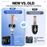 Pièces d'imprimante 3D en gros : Hotend à dégagement rapide, buse en acier trempé de 0,4 mm, tête d'impression à haut débit pour Flashforge AD5M Pro 1,75 mm