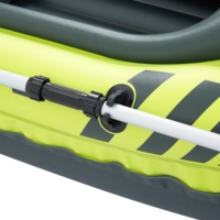 Planche à pagaie gonflable durable, imperméable et écologique, système à 3 ailerons, surf SUP, eaux offshore, matériau PVC, 12 kg, plusieurs personnes
