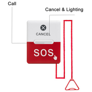 Pantalla de llamada de enfermera inalámbrica, sistema de alarma de luz de pasillo, campana de emergencia para pacientes, anuncios de voz remotos en español e inglés - Product Image 6