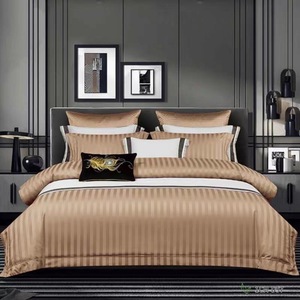 Juego <span class=keywords><strong>de</strong></span> Ropa <span class=keywords><strong>de</strong></span> <span class=keywords><strong>Cama</strong></span> <span class=keywords><strong>de</strong></span> Lujo <span class=keywords><strong>de</strong></span> 4 Piezas con Rayas Teal, Juego <span class=keywords><strong>de</strong></span> Funda Nórdica <span class=keywords><strong>de</strong></span> Satén Jacquard, Ropa <span class=keywords><strong>de</strong></span> <span class=keywords><strong>Cama</strong></span> Suave y Transpirable Estilo Hotel <span class=keywords><strong>para</strong></span> Dormitorio - Product Image 4