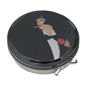 Vernis à chaussures en cuir et cire, boîte en étain, matière solide, crème de chaussures, avec boîte métallique, 1 pièce - Product Image 2