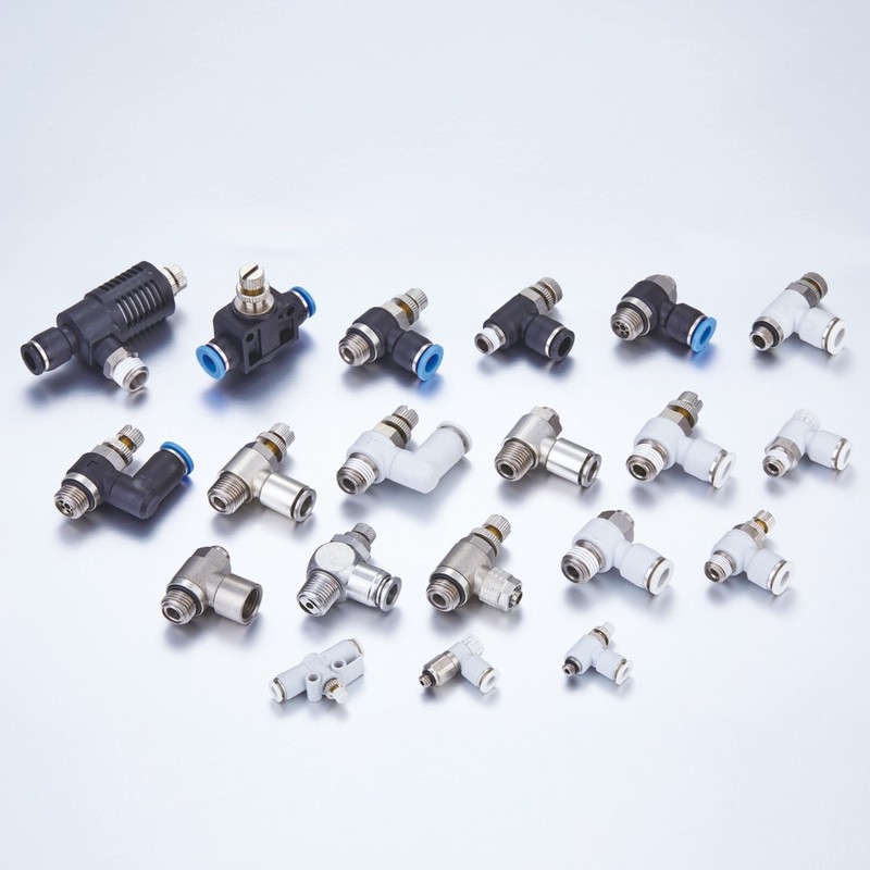 Pneumatic Parts Rotary Elbow with External