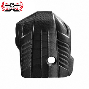 Couverture de moteur en fibre de carbone PU pour Toyota GR <span class=keywords><strong>Supra</strong></span> A90 A91 <span class=keywords><strong>Mk5</strong></span>, remplacement du capot moteur, garniture intérieure du capot, kit carrosserie - Product Image 1