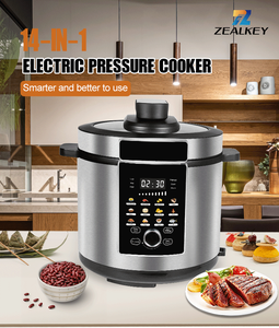 Cuisinière à pression multifonction programmable en acier inoxydable électrique 304 aluminium 5L/6L 1200W, design de haute qualité <span class=keywords><strong>pour</strong></span> la maison - Product Image 2
