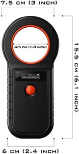 Escáner de microchip de registros ISO11784/85/EMID 128 para perro/mascota/gato/cerdo, lector de tarjetas de Control de acceso de animales, - Product Image 6