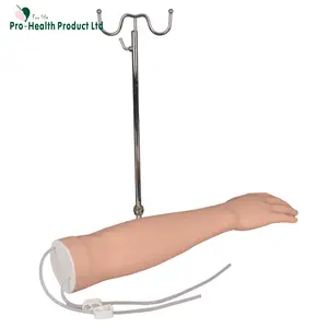 Nurse Medical Venipuncture IV Injection Practice Kit IV Training Arm With Portable Plastic Stand For Nurse Training Course