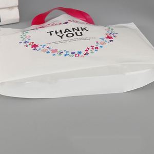 Sacs de courses portables en PE avec poignée souple pour usage professionnel, logo personnalisé - Product Image 4