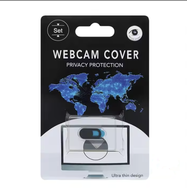Two Pack Ultra Thin Webcam Sliding Shield Privacy Protective Lens Block Sticker for Mobile Computer Anti Peep Accessory Black