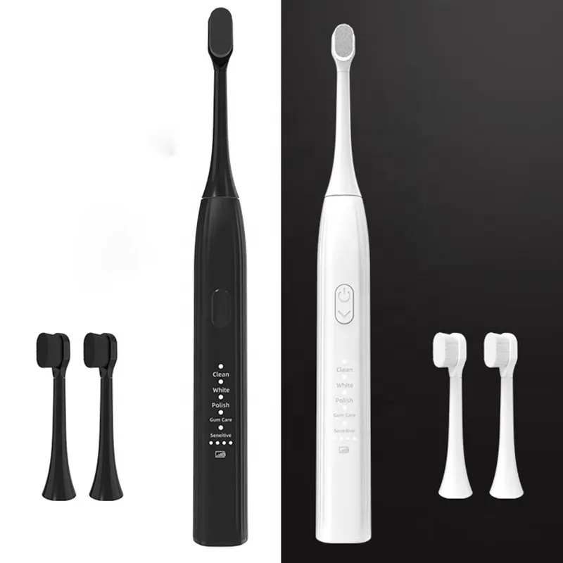 Private Label electric toothbrush soft bristles for adults and kids sonic toothbrush with travel case