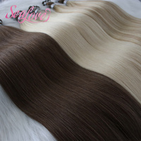 Extensions de cheveux vierges Genius Weft à double trame, invisibles, pour une installation rapide, nouvelles couleurs de salon
