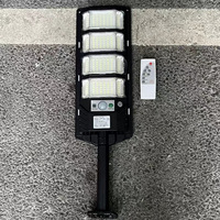 Lampu Jalan Tenaga Surya Outdoor 200W LED Sensor Gerak Tahan Air IP65 All in One Lampu Jalan Tenaga Surya untuk Taman, Tempat Parkir, Jalan Raya