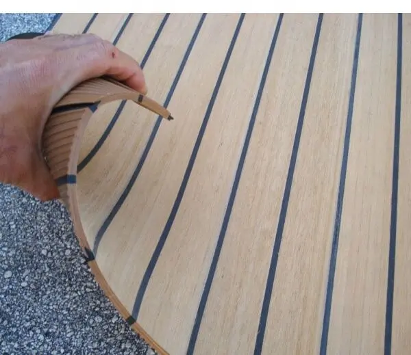 Anti Insect Fabrikant Synthetische Pvc Teak Decking Voor Boot Vloeren