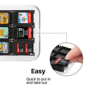 <span class=keywords><strong>Switch</strong></span> 12 en 1 étui pour cartes de jeu porte-cartouches pour <span class=keywords><strong>Nintendo</strong></span> <span class=keywords><strong>Switch</strong></span> <span class=keywords><strong>Lite</strong></span>/OLED carte de jeu clair Portable boîte de rangement de protection - Product Image 4