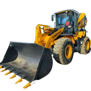 Good condition and fast speed Pilot handle operation Used 5-ton wheel loader Liugong CLG856H 862H 856 loader Free spare parts