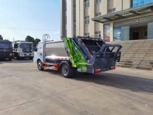 Dongfeng nhỏ nén rác xe tải thủy lực rác compactor Xe tải rác - Product Image 6