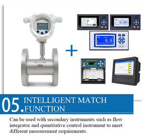Thông minh dòng Turbine mét chất lỏng tap nước lưu thông trâu sữa rượu bia dầu hỏa nước giải khát lưu lượng kế NPN Transmitter - Product Image 6