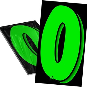 Autocollant en vinyle 7,5 pouces pour pare-brise, autocollant 3D auto-adhésif pour voiture, lettres et chiffres, personnalisation DIY - Product Image 2