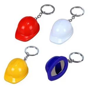 Bottle Opener <b>Safety</b> Construction Helmet Plastic Keychain Mini <b>Keyring</b> Professional Factory Custom Hard Plastic Hats Key Chains - Product Image 5