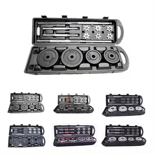Ensemble <span class=keywords><strong>d</strong></span>'<span class=keywords><strong>haltères</strong></span> réglables en fonte YX Gym Equipment 50 kg avec <span class=keywords><strong>valise</strong></span> de transport - Product Image 1