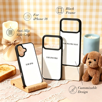 Coques de téléphone vierges pour sublimation pour iPhone 18 Pro Max - Coque de téléphone DIY à transfert thermique, coque de protection pour iPhone 18 Pro Max