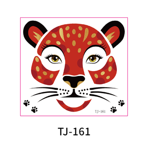 New Design Waterproof Metallic Colourful Leopard Inks Kids Face <b>Temporary</b> <b>Tattoo</b> Stickers Fashionable Paper Body Sexy - Product Image 4