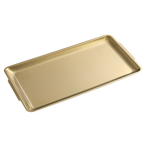 Rectangular Serving Tray For Beef Hot Pot Golden Color Food Presentation Dish - Product Image 4