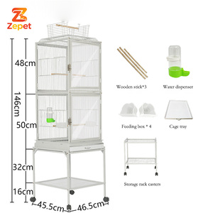 Ventes directes d'usine de grandes cages à oiseaux pour animaux de compagnie, à prix avantageux <span class=keywords><strong>et</strong></span> très demandées - Product Image 6